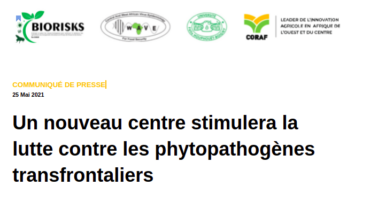 Un nouveau centre stimulera la lutte contre les phytopathogènes transfrontaliers