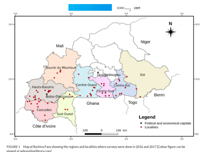 Epidemiological assessment of cassava mosaic disease in  Burkina Faso